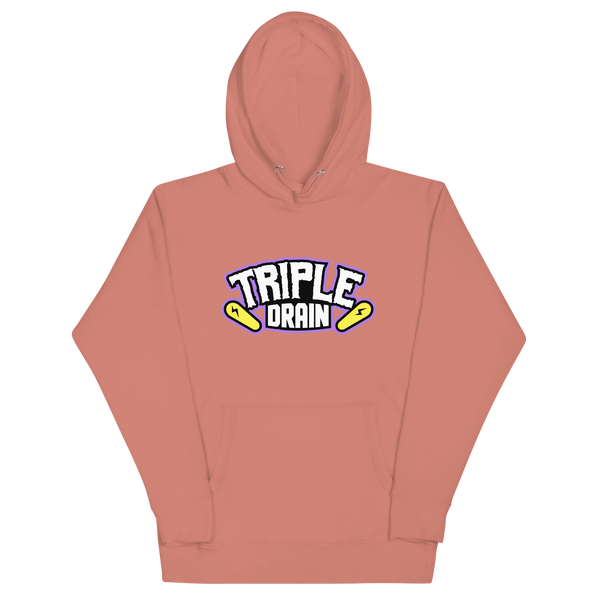 Triple Drain (White Front Only) - Unisex Hoodie