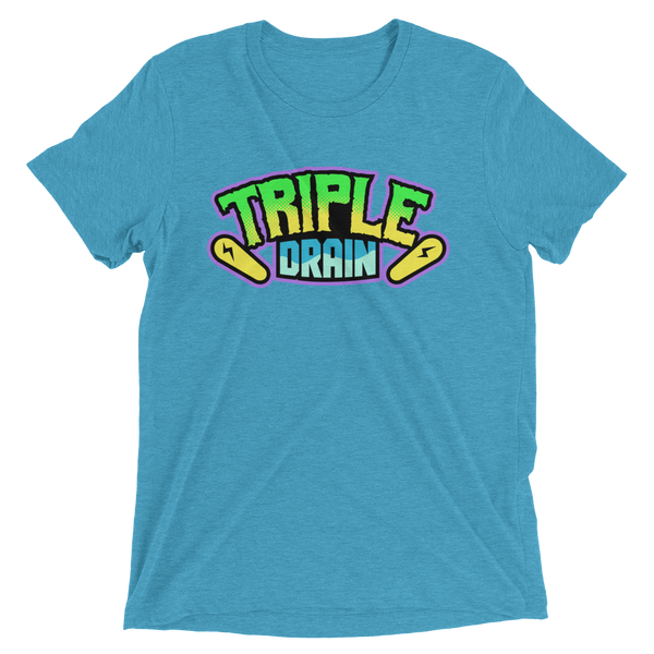 Triple Drain (Full Color) - Premium Tri-blend T-shirt