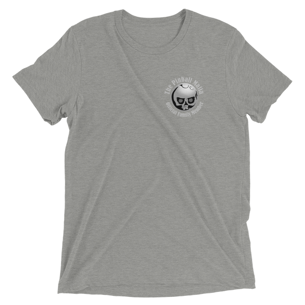 The Pinball Mafia Ball w/Back - Premium Tri-Blend T-shirt
