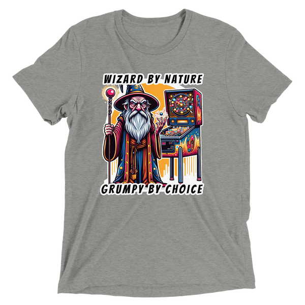 The Flipside Grumpy Wizard - Premium Tri-blend T-shirt