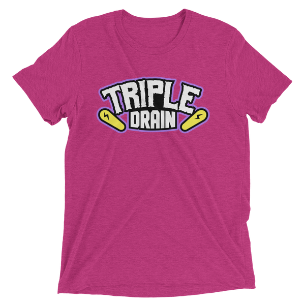 Triple Drain (White) - Premium Tri-blend T-shirt