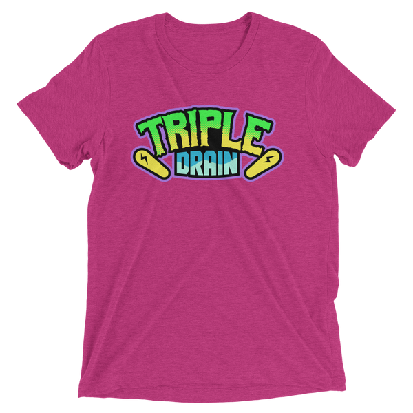 Triple Drain (Full Color) - Premium Tri-blend T-shirt