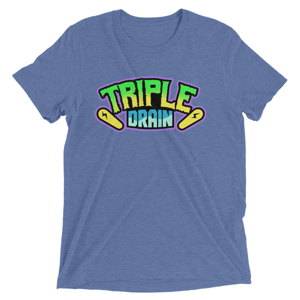 Triple Drain (Full Color) - Premium Tri-blend T-shirt