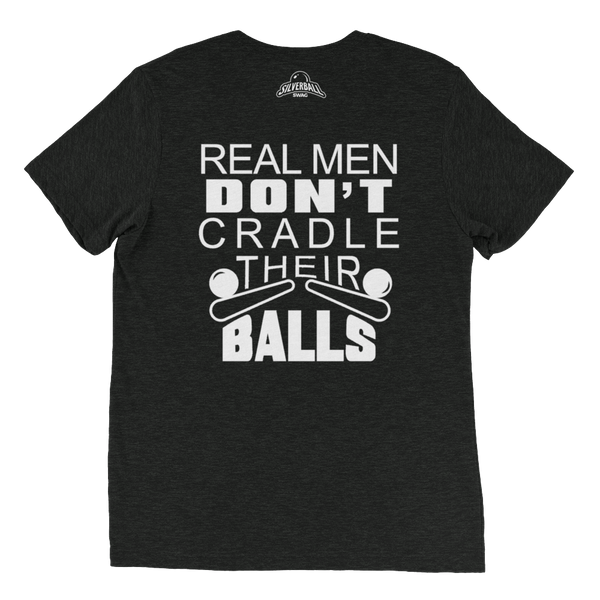 London Pinball UK Real Men - Premium Tri-blend T-shirt