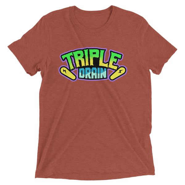 Triple Drain (Full Color) - Premium Tri-blend T-shirt