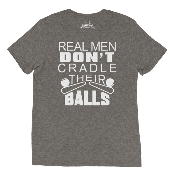 London Pinball UK Real Men - Premium Tri-blend T-shirt