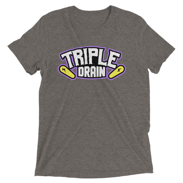 Triple Drain (White) - Premium Tri-blend T-shirt
