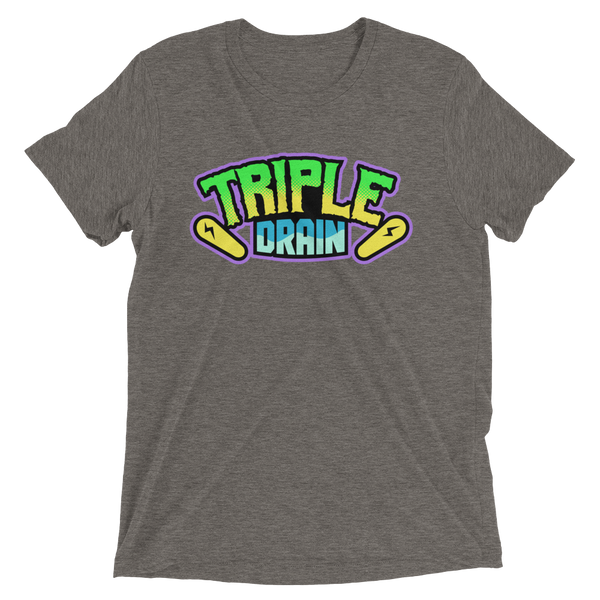 Triple Drain (Full Color) - Premium Tri-blend T-shirt