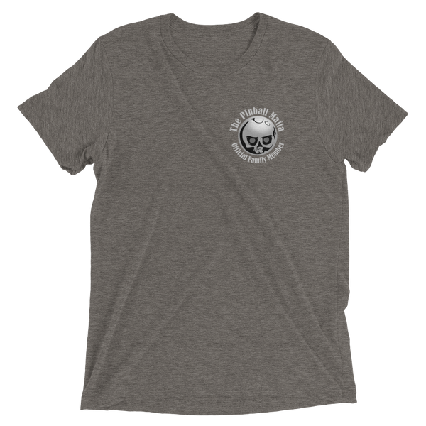 The Pinball Mafia Ball w/Back - Premium Tri-Blend T-shirt