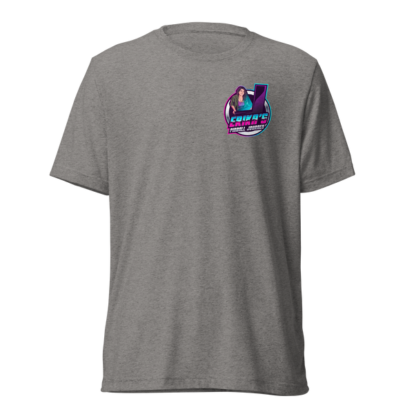 Erika's Pinball Journey Silhouette - Premium Tri-blend Shirt