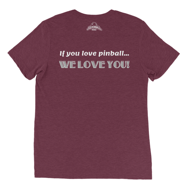 The Pinball Mafia If you love... - Premium Tri-Blend T-shirt
