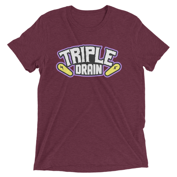 Triple Drain (White) - Premium Tri-blend T-shirt