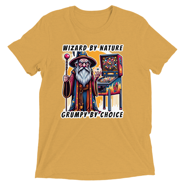 The Flipside Grumpy Wizard - Premium Tri-blend T-shirt