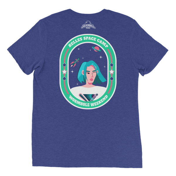 Belles Space Camp w/ Back Design - Premium Tri-blend t-shirt