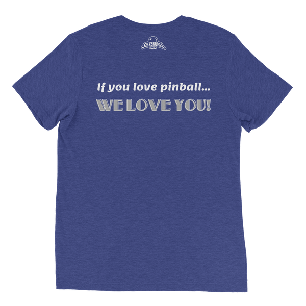 The Pinball Mafia If you love... - Premium Tri-Blend T-shirt
