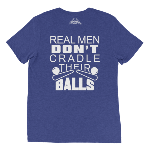 London Pinball UK Real Men - Premium Tri-blend T-shirt