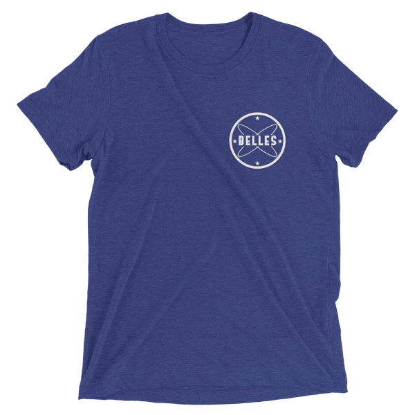 Belles Space Camp w/ Back Design - Premium Tri-blend t-shirt