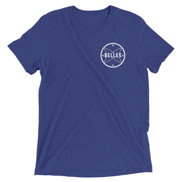 Belles Space Camp w/ Back Design - Premium Tri-blend t-shirt