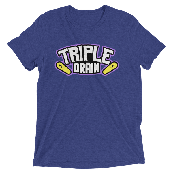 Triple Drain (White) - Premium Tri-blend T-shirt