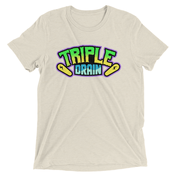 Triple Drain (Full Color) - Premium Tri-blend T-shirt