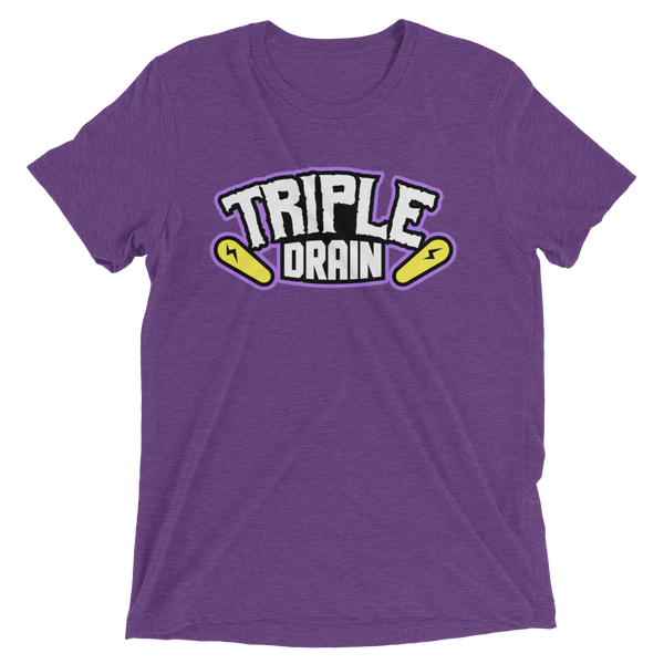 Triple Drain (White) - Premium Tri-blend T-shirt