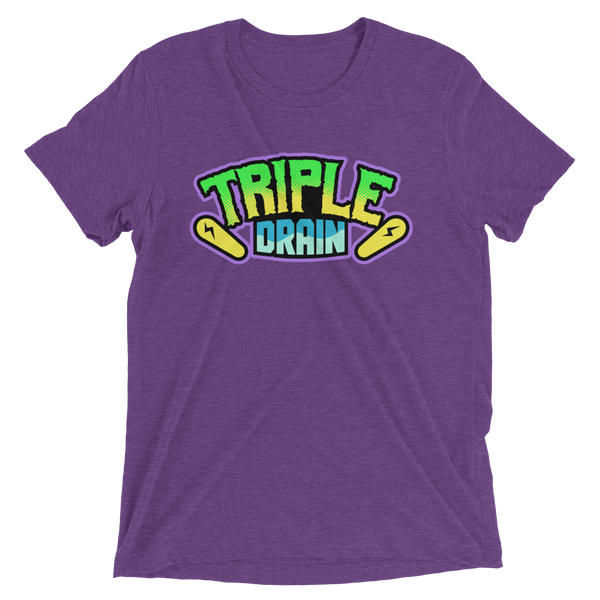Triple Drain (Full Color) - Premium Tri-blend T-shirt