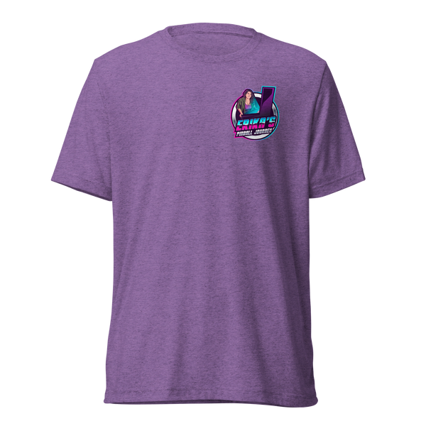 Erika's Pinball Journey Silhouette - Premium Tri-blend Shirt