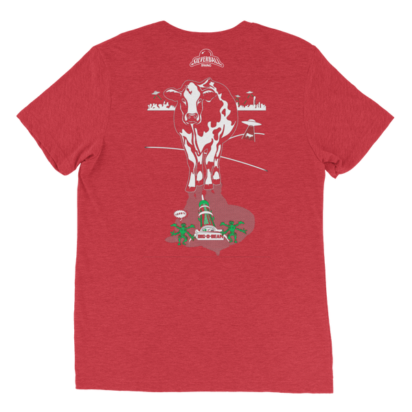 London Pinball UK Cow - Premium Tri-blend T-shirt
