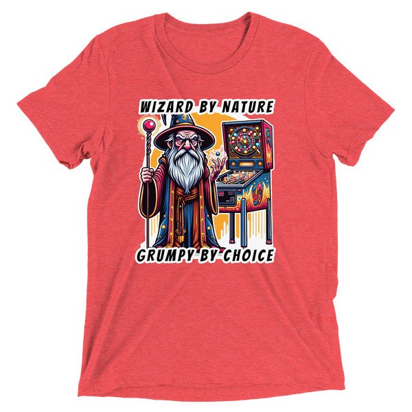 The Flipside Grumpy Wizard - Premium Tri-blend T-shirt