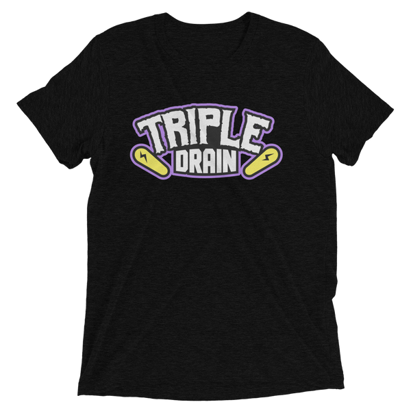 Triple Drain (White) - Premium Tri-blend T-shirt