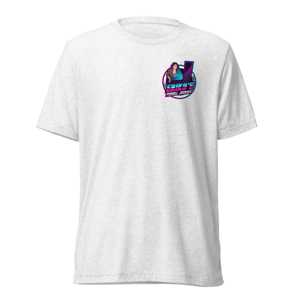 Erika's Pinball Journey Silhouette - Premium Tri-blend Shirt