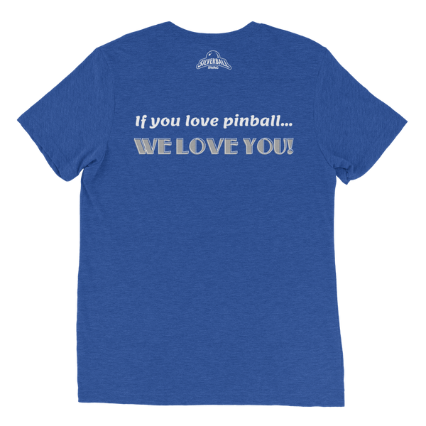 The Pinball Mafia If you love... - Premium Tri-Blend T-shirt