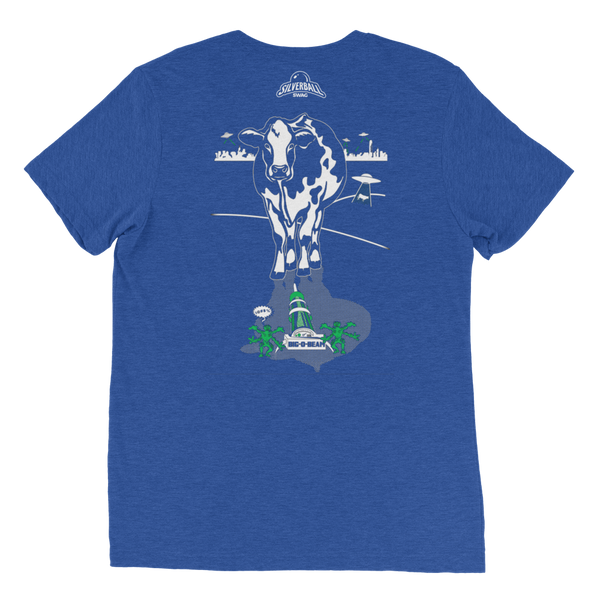 London Pinball UK Cow - Premium Tri-blend T-shirt