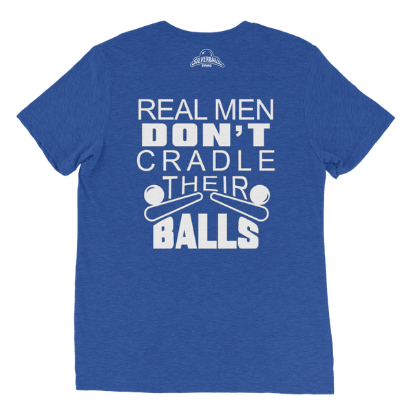 London Pinball UK Real Men - Premium Tri-blend T-shirt
