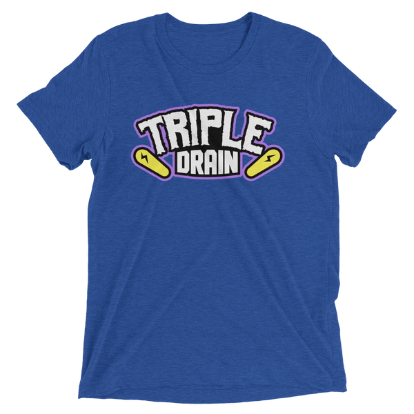 Triple Drain (White) - Premium Tri-blend T-shirt