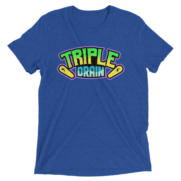Triple Drain (Full Color) - Premium Tri-blend T-shirt