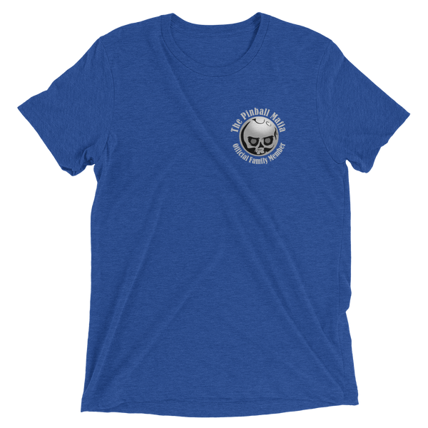 The Pinball Mafia Ball w/Back - Premium Tri-Blend T-shirt