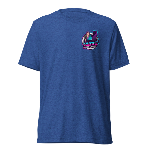 Erika's Pinball Journey Silhouette - Premium Tri-blend Shirt