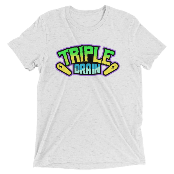 Triple Drain (Full Color) - Premium Tri-blend T-shirt