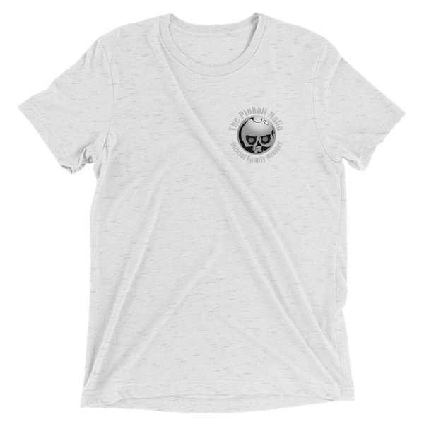 The Pinball Mafia Ball w/Back - Premium Tri-Blend T-shirt