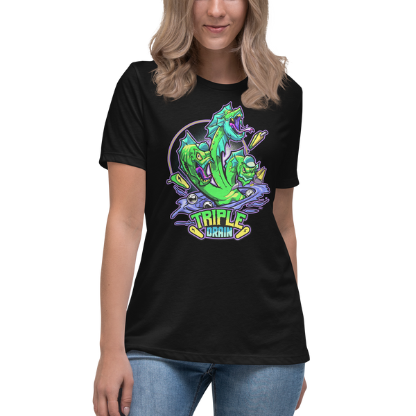 Triple Drain Hydra - Women's Relaxed T-Shirt