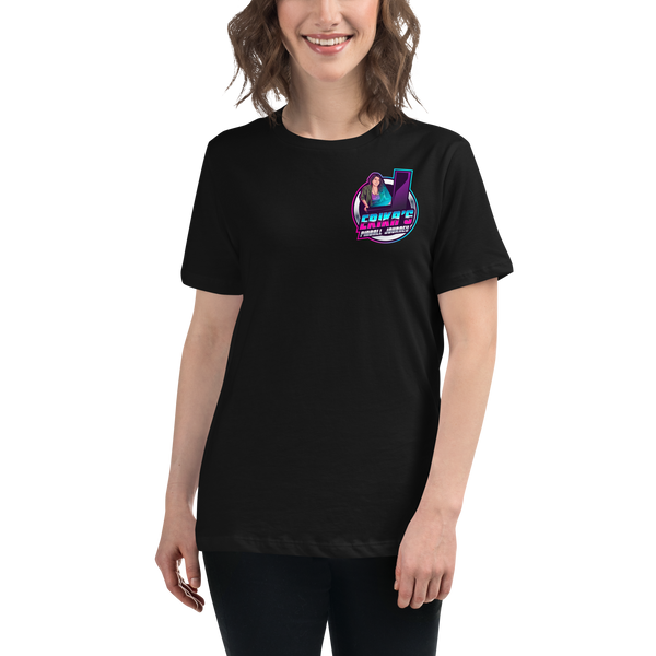 Erika's Pinball Journey Silhouette - Women's Relaxed T-Shirt