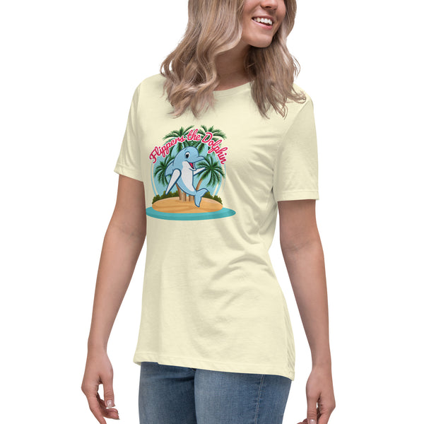 Flippers the Dolphin - Premium Women's Relaxed T-Shirt