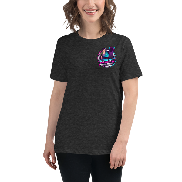 Erika's Pinball Journey Silhouette - Women's Relaxed T-Shirt