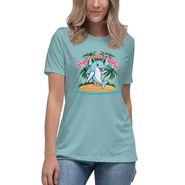 Flippers the Dolphin - Premium Women's Relaxed T-Shirt