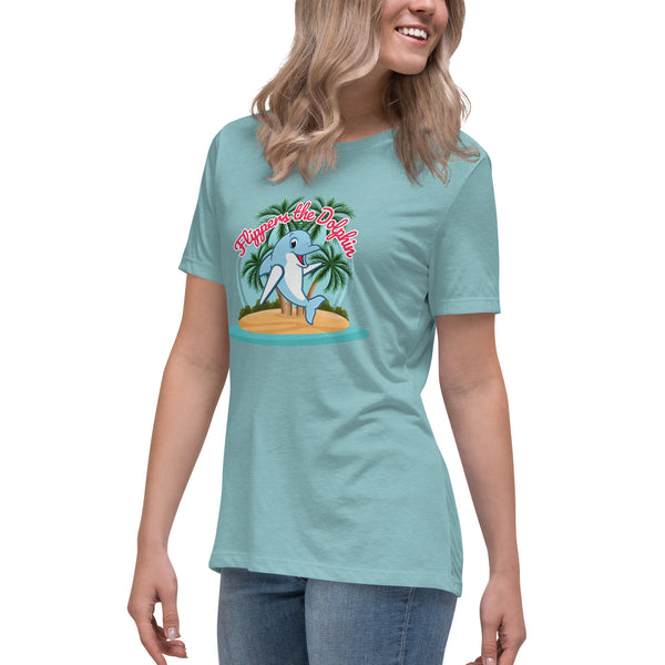 Flippers the Dolphin - Premium Women's Relaxed T-Shirt
