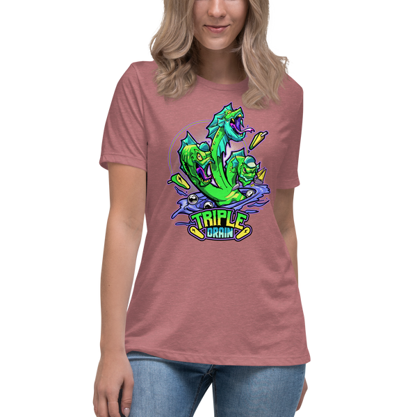 Triple Drain Hydra - Women's Relaxed T-Shirt