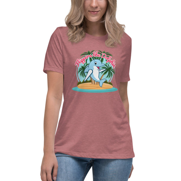 Flippers the Dolphin - Premium Women's Relaxed T-Shirt
