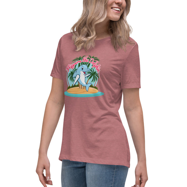 Flippers the Dolphin - Premium Women's Relaxed T-Shirt