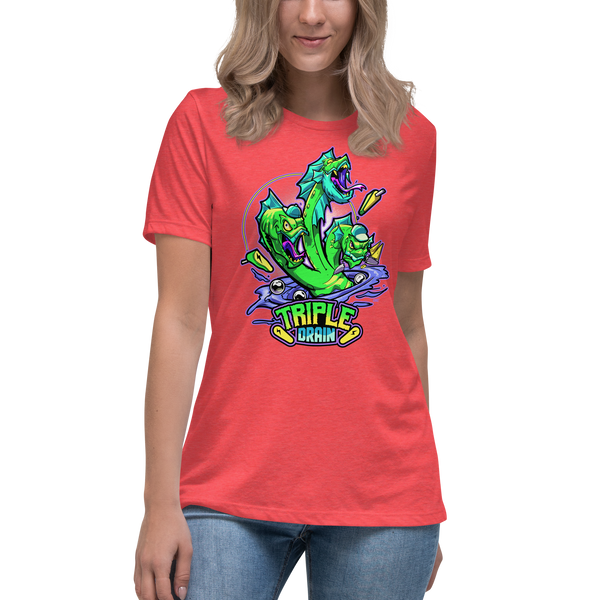 Triple Drain Hydra - Women's Relaxed T-Shirt